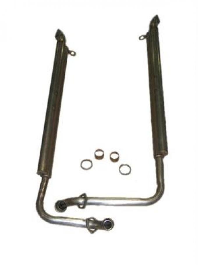 68-69 Side Exhaust Pipes - 427 Stainless Steel