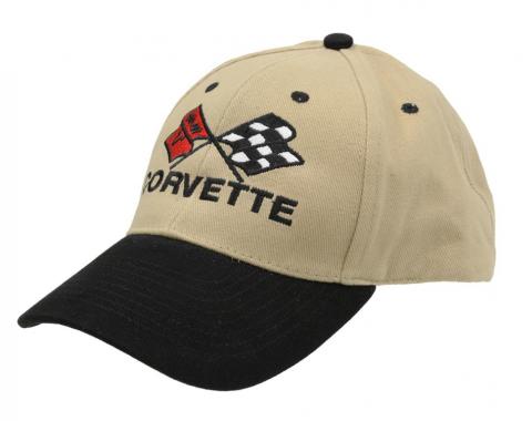 Hat - C2 And C3 Crossflag Logo Khaki / Black