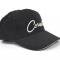 Hat- Black With Liquid Metal Corvette Script