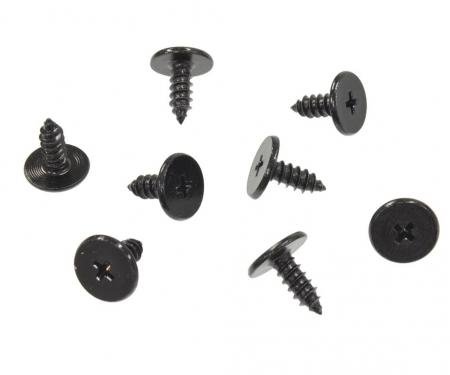 Redline Restomotive® 1963-1967 Chevrolet Corvette Convertible 8 Piece Windshield Pillar Weatherstrip Retainer Screw Set