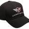 Black Flexfit Performance Hat with C5 Embroidered Logo