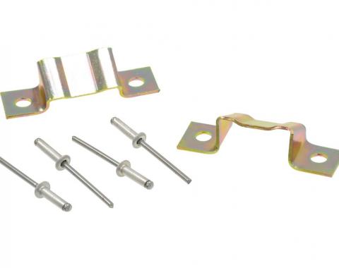 68-82 Upper Windshield Moulding Brackets To Windshield Frame - Set of 2