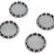 91-96 Silver Wheel Center Cap - Plain (Set of 4)