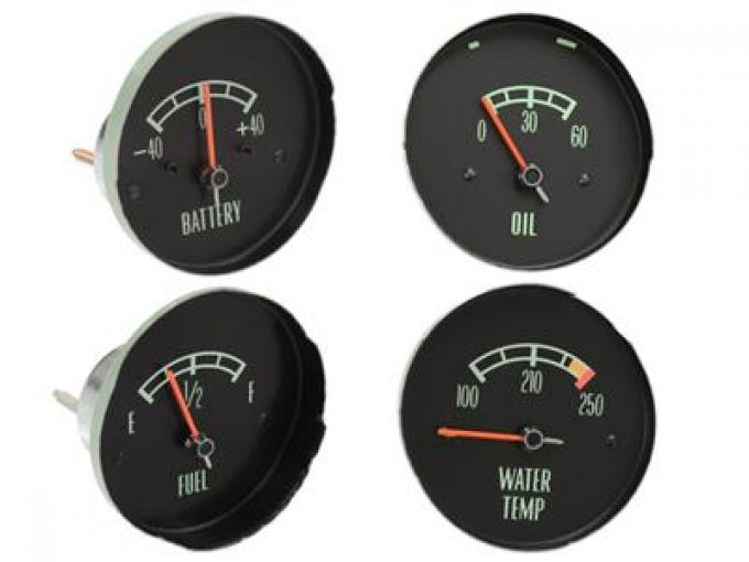 66-67 Small Gauge Set - 60 Pound Oil Gauge