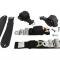68-69 Seat Belt Reproduction w/Vertical Mount Retractable Shoulder Harness
