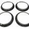 1967-1968 Rally Wheel Trim Ring - 15" X 6" Or 15" X 7" Replacement - Set of 4