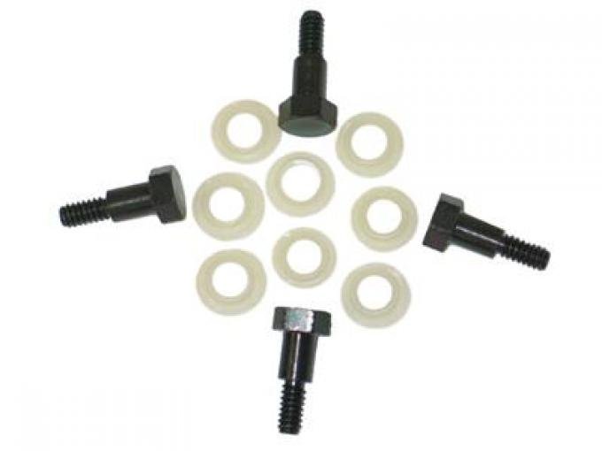 68-72 Windshield Wiper Door Linkage Pivot Bolts and Bushings