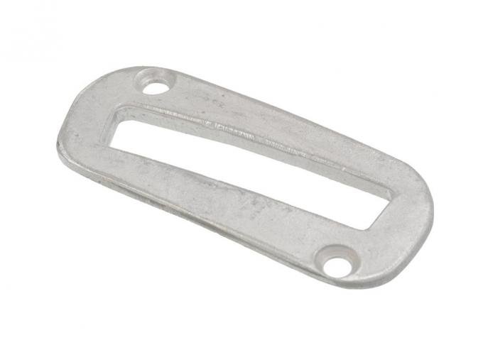 70-75 Seat Belt Shoulder Harness Bezel - In Seat Back Right