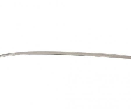 56-61 Door Side Chrome Moulding - Left Lower