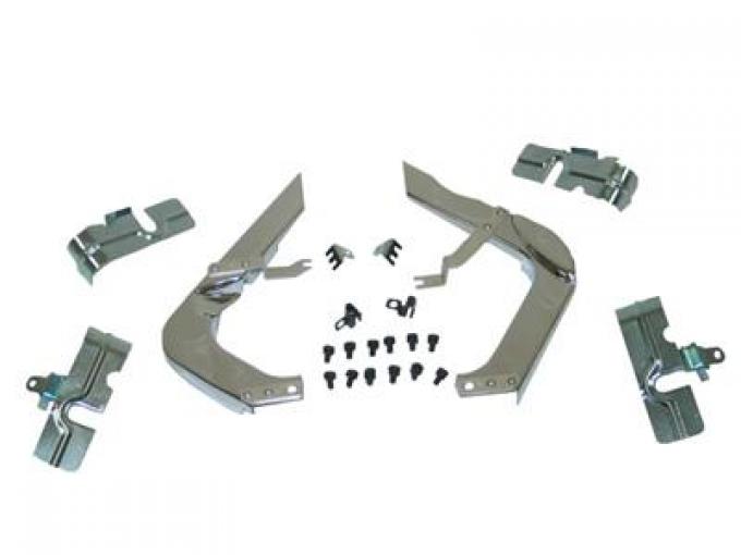 68-69 Spark Plug Wire Heat Shield Set - Correct