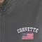 Jacket Men's Charcoal American Flag Full Zip Track
