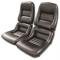 79-82 Mounted Seat Cover - 100% Leather 2" Panel