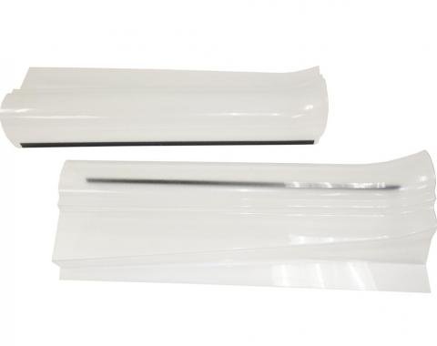 1997-2004 Door Sill Protection Covers - Clear Acrylic Without Logo