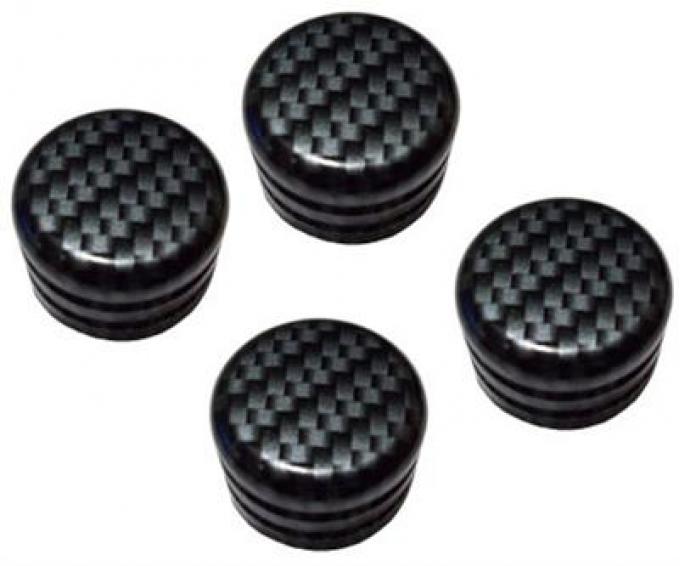 11-13 Carbon Fiber Dash Knob Without Navigational System - Set of 4