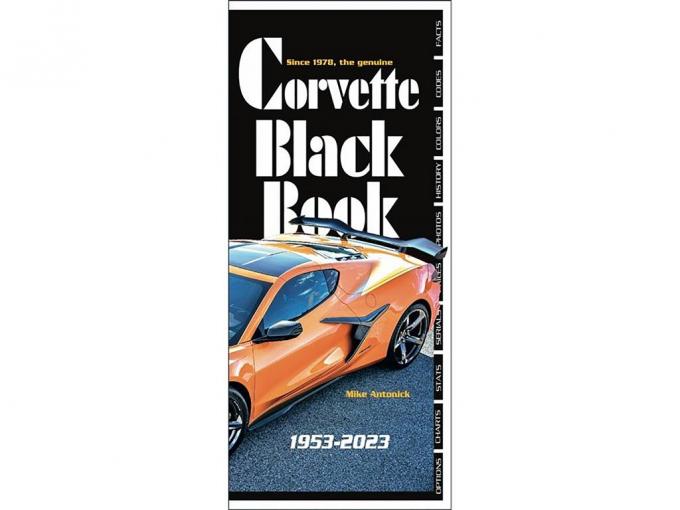 1953 to 2023 Corvette Black Book