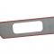 20-23 Brushed Stainless Steel Rear Licence Plate Trim W/Carbon Fiber Insert