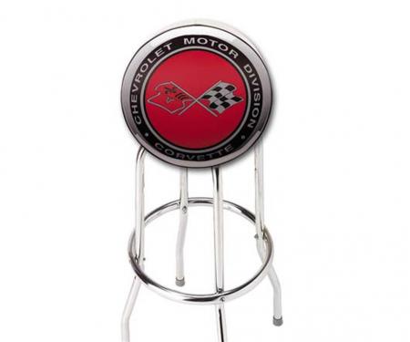 Counter Stool With Cross Flag Logo