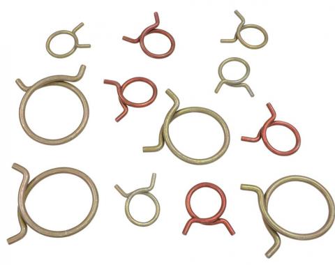 58-59 Hose Clamp Set - Radiator And Heater - 12 Pieces