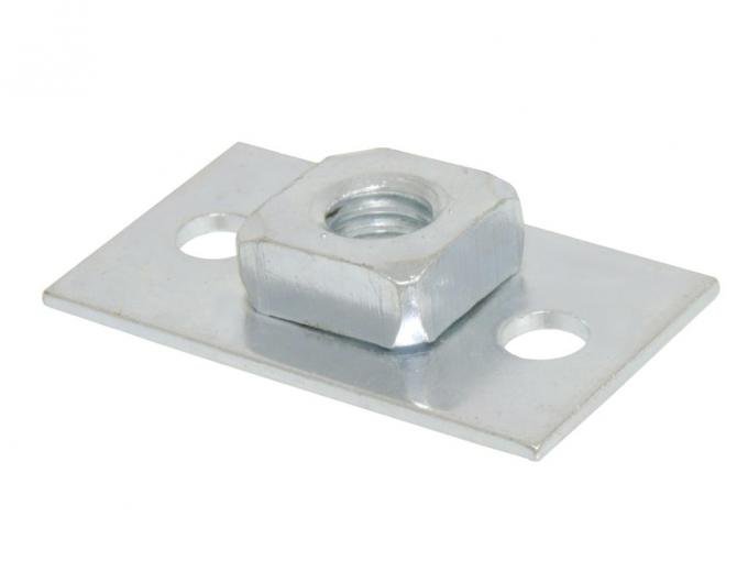53-62 Seat Hold Down Retainer Plate - Underbody With Weld Nut