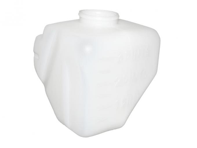 63-70 Windshield Washer Reservoir Bottle - No Air Conditioning - White (1970 Ear