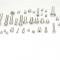 58-60 Body Bolts Stainless Steel Button Head