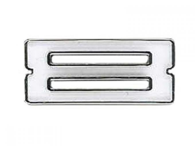 Emblem - White # 8 Hood / Fender