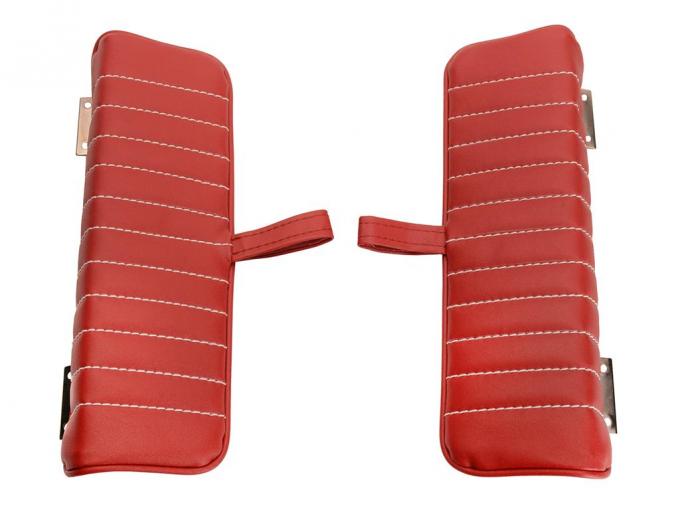 53-55 Door Panel Glove Box Door Covers with Hinges - Pair