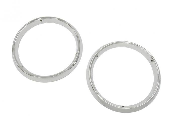 56-57 Headlight Chrome Rings / Bezels