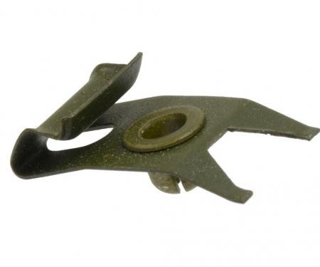 63-68 Brake Line Clip Rivet - Correct Green Finish - 2-4 Required