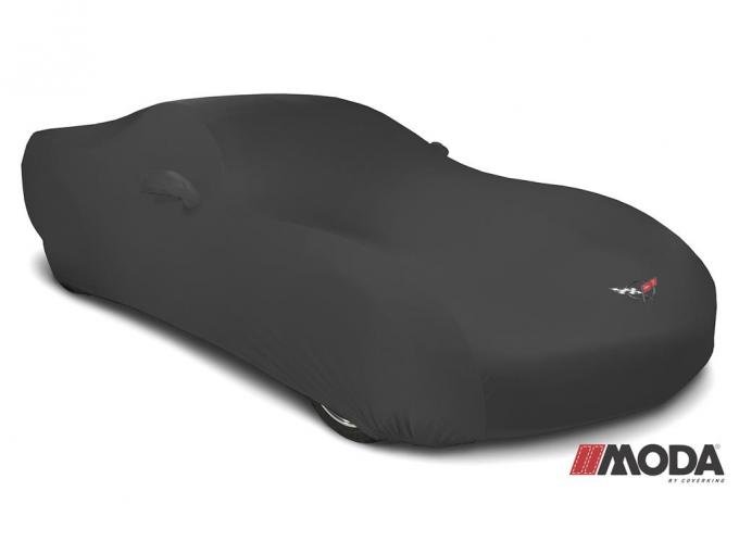 97-04 Moda Stretch Black Car Cover With C5 Emblem