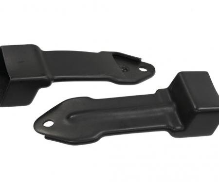 65-66 Seat Belt Retractor Covers - Black