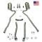 68-69 Deluxe Exhaust System OEM Welded 327/350 Automatic Hi Performance 2"