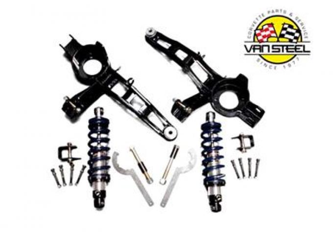 63-82 Rear Coilover System - 327 / 350 Single Adjustable