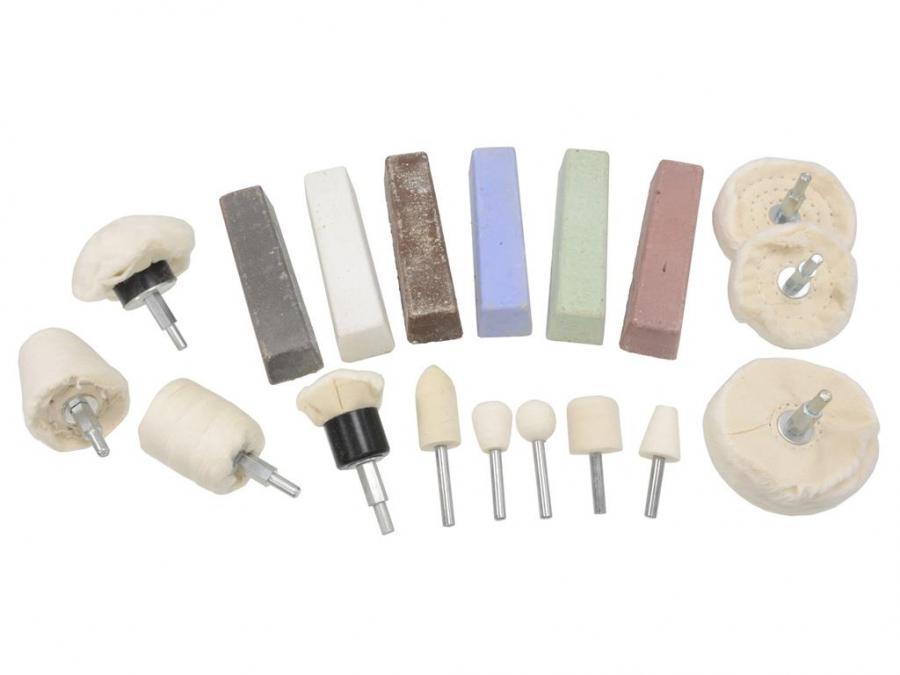 2-1/2 In. Polishing and Buffing Kit with 1/4 In. Shank, 4 Piece