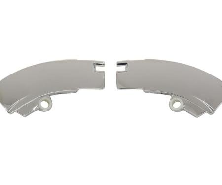 69-76 Windshield Header Corner Chrome Mouldings