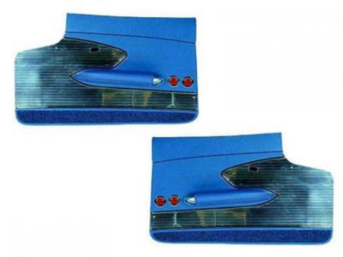 61 Door Panel Complete Deluxe With Power Window