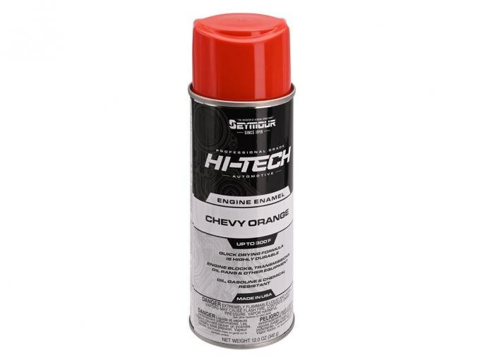 Chevy Orange Hi-Temperature Engine Paint 12 Ounce Aerosol