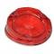 68-69 Tail Light Lens - All Red