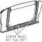 66-67 Radiator Support Seal Set - 427 Air Conditioning - 3 Pieces