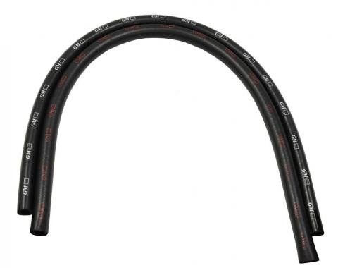 59-82 Heater Hoses Set - Ribbed With Red & White GM Logo (68-82 Except A/C)