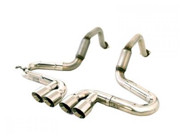 97-04 B&B Bullet Mufflers With Quad Round Tips