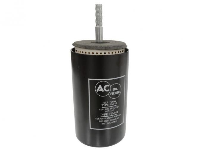 58-67 Oil Filter Canister - With Silk Screen Decal PF141