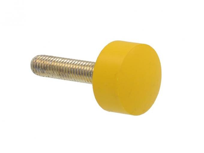 97-04 Rear Hood Adjuster Bumper With Bolt - Yellow