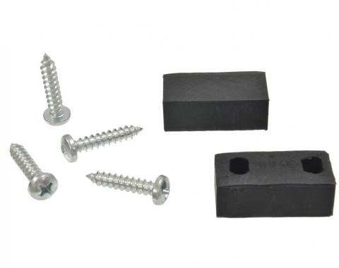 53-57 Hood Stabilizer Blocks with Screws ( 53-55 Replacement )