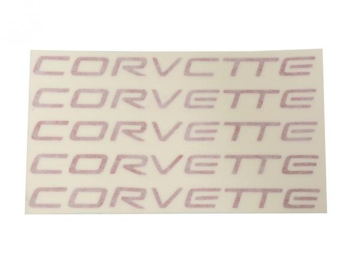 00-04 Corvette Wheel Spoke Lettering Decals - Set of 4