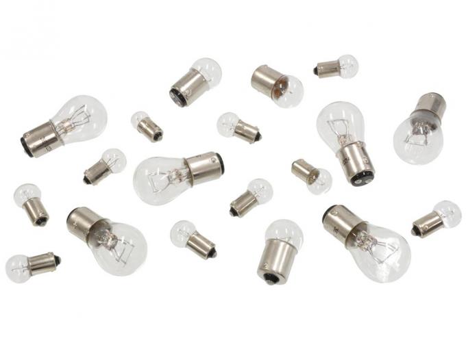 Redline Restomotive® 1961-1962 Chevrolet Corvette 19 Piece Light Bulb Kit