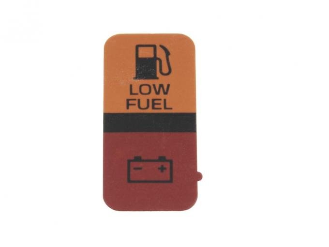 80-82 Low Fuel Battery Warning Lens - Right Hand