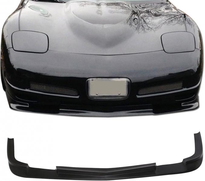 Corvette ZR1 Style Front Splitter Spoiler, Carbon Flash Finish, 1997-2004