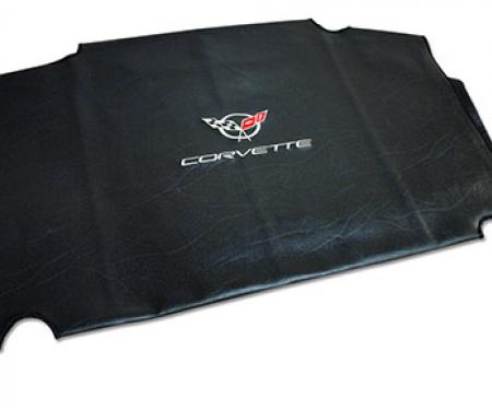 Corvette America 1997-2004 Chevrolet Corvette Embroidered Top Bag Black with Silver C5 Logo 41622
