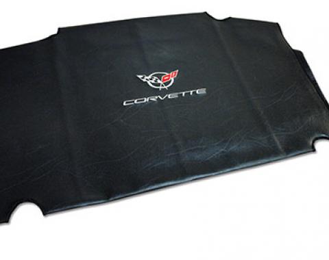 Corvette America 1997-2004 Chevrolet Corvette Embroidered Top Bag Black with Silver C5 Logo 41622